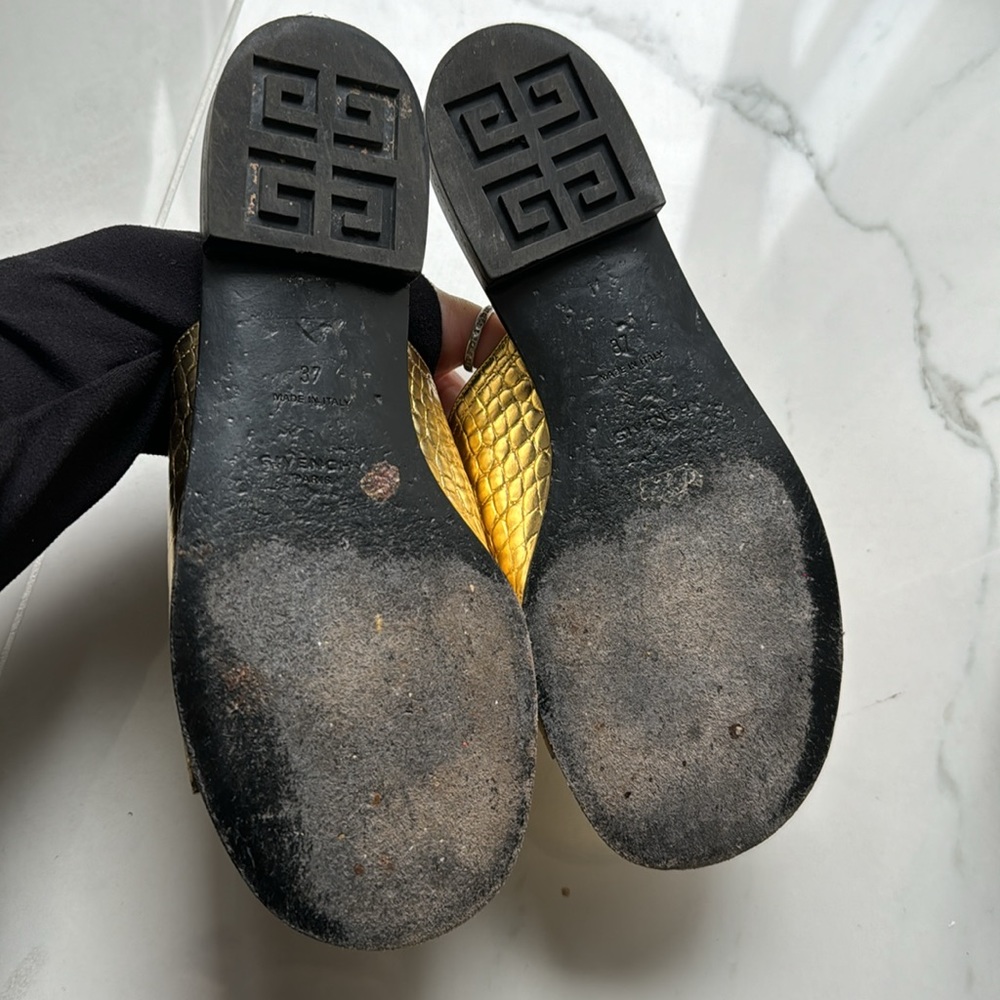 Givenchy 4G Metallic flat sandals - Picture 5 of 8